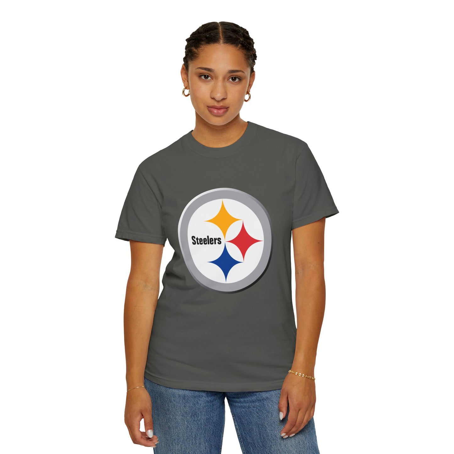 Pittsburgh Steelers Gear Garment-Dyed T-Shirt – Premium Cotton Tee for Customization