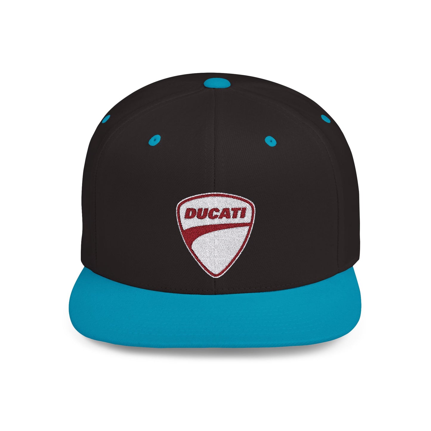 Ducati Flat Bill Snapback – Lightweight, Custom Fit, Premium Quality