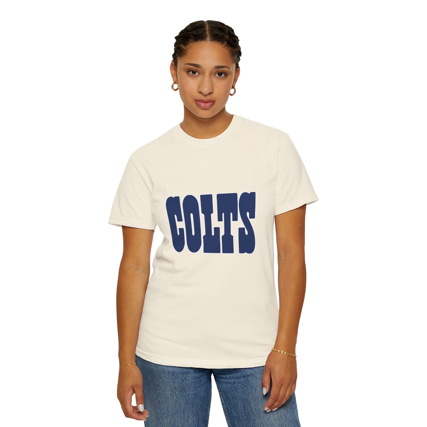 Indianapolis Colts Apparel Garment-Dyed T-Shirt – Premium Cotton Tee for Customization