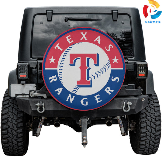 Texas Rangers MLB Season Spare Tire Cover – Premium Waterproof UV-Resistant Protector