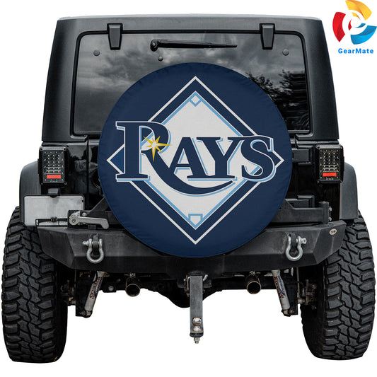 Tampa Bay Rays MLB Spare Tire Cover – Premium Waterproof UV-Resistant Protector