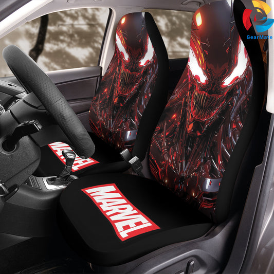 Marvel Valiant Car Seat Covers – High Quality Graphic and Polar Fleece Protector Set