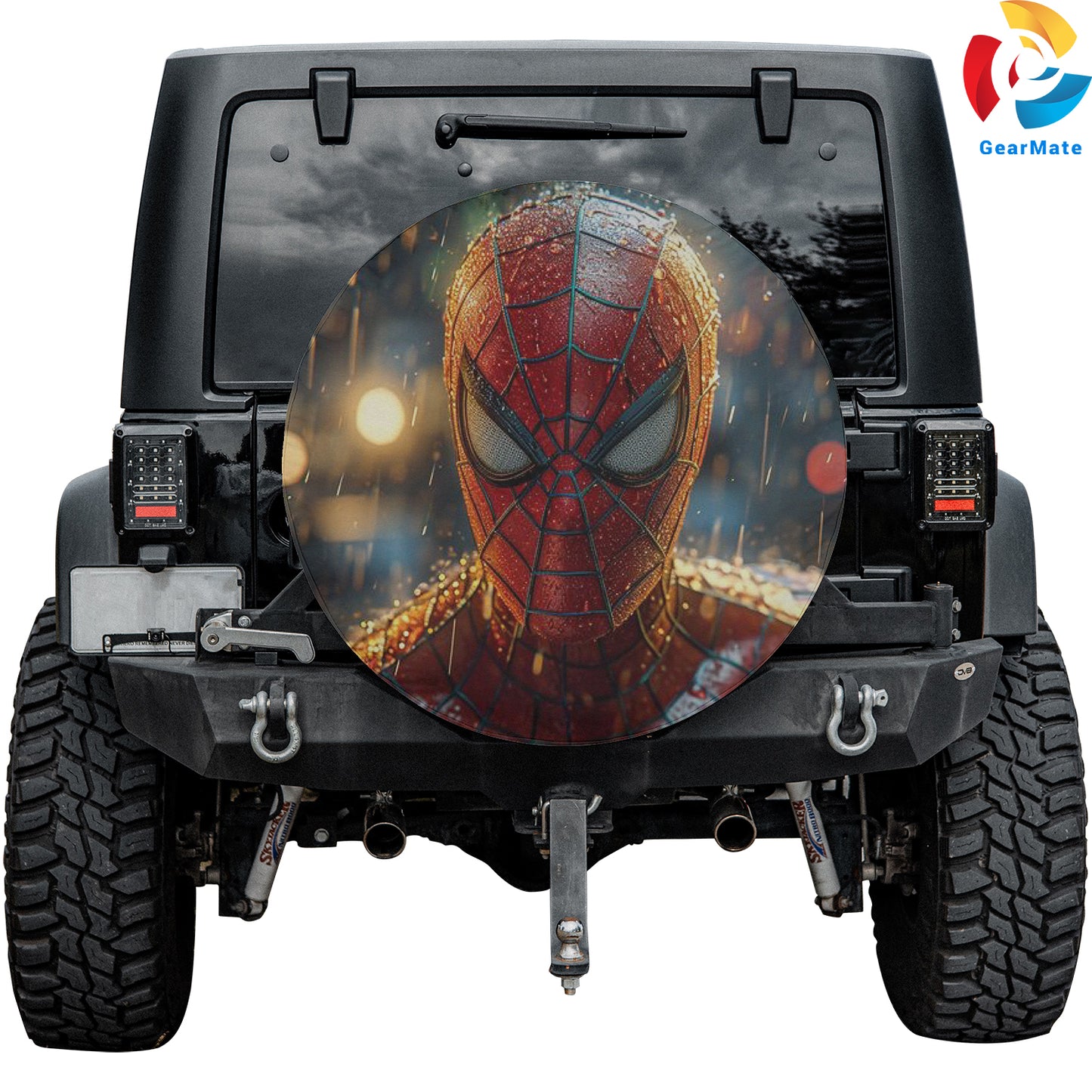 Spiderman Spare Tire Cover – Premium Waterproof UV Resistant Protector