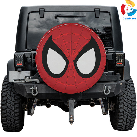 Spiderman Comic Ball Spare Tire Cover – Premium Waterproof UV Resistant Protector