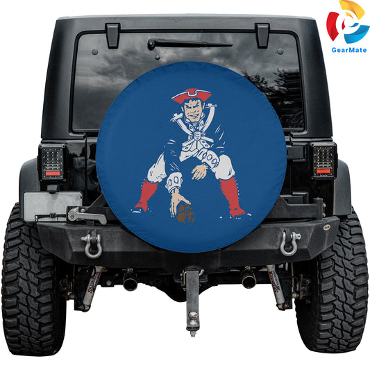 New England Patriots Gear Spare Tire Cover – Premium Waterproof UV-Resistant Protector