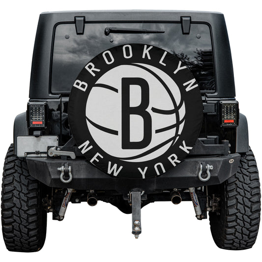 Brooklyn Nets Spare Tire Cover – Premium Waterproof UV-Resistant Protector