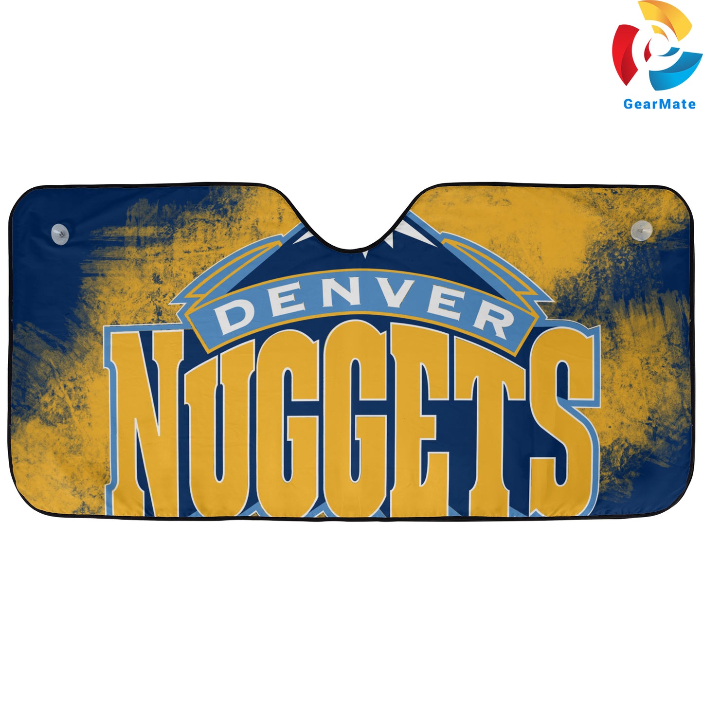 Denver Nuggets Basket Ball Team Reflective Car Sunshade – Premium Heat & UV Protection, Universal Fit