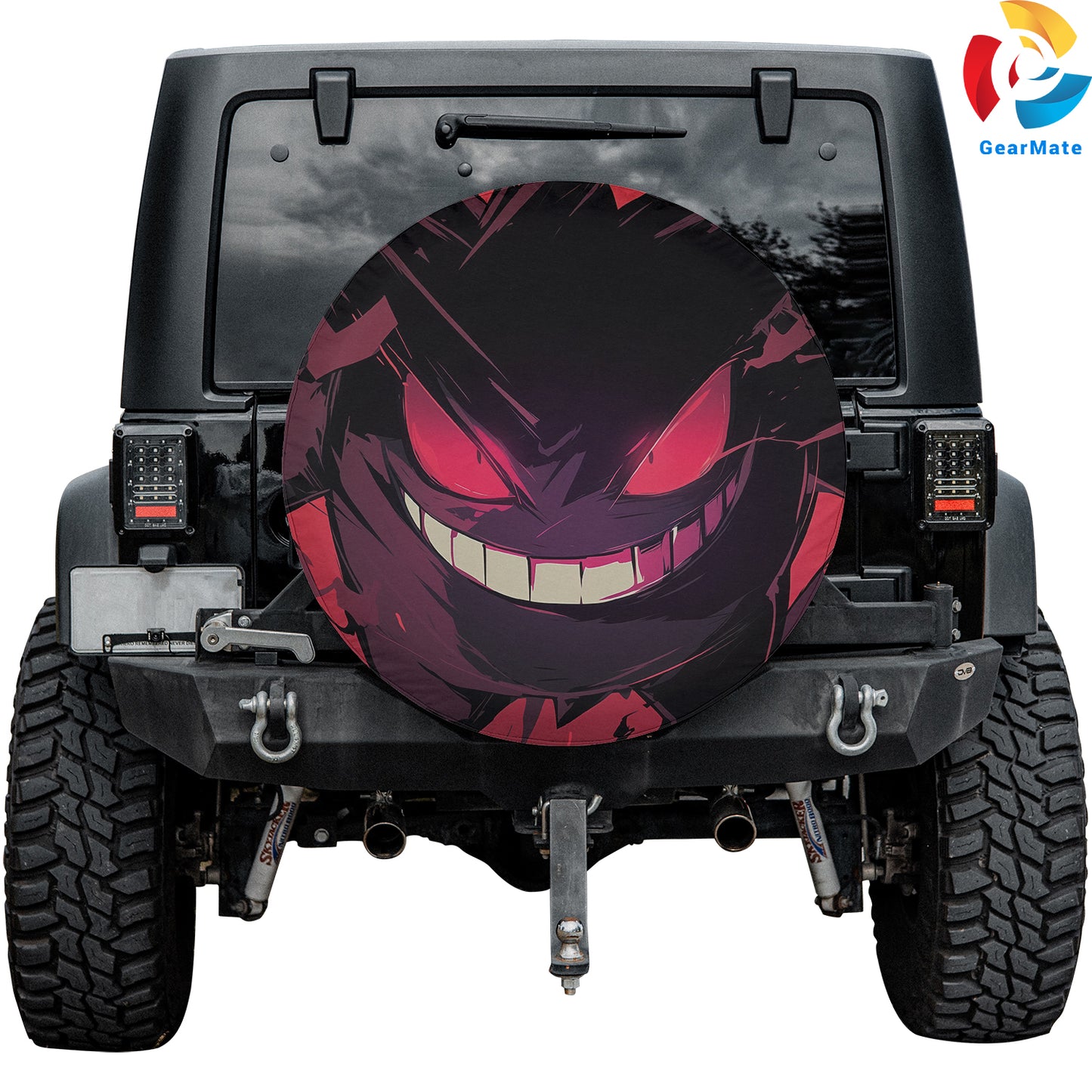 Pokemon Gengar Anime Spare Tire Cover – Premium Waterproof UV Resistant Protector