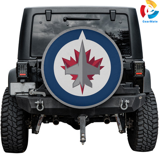 Winnipeg Jets NHL Hockey Season Spare Tire Cover – Premium Waterproof UV-Resistant Protector