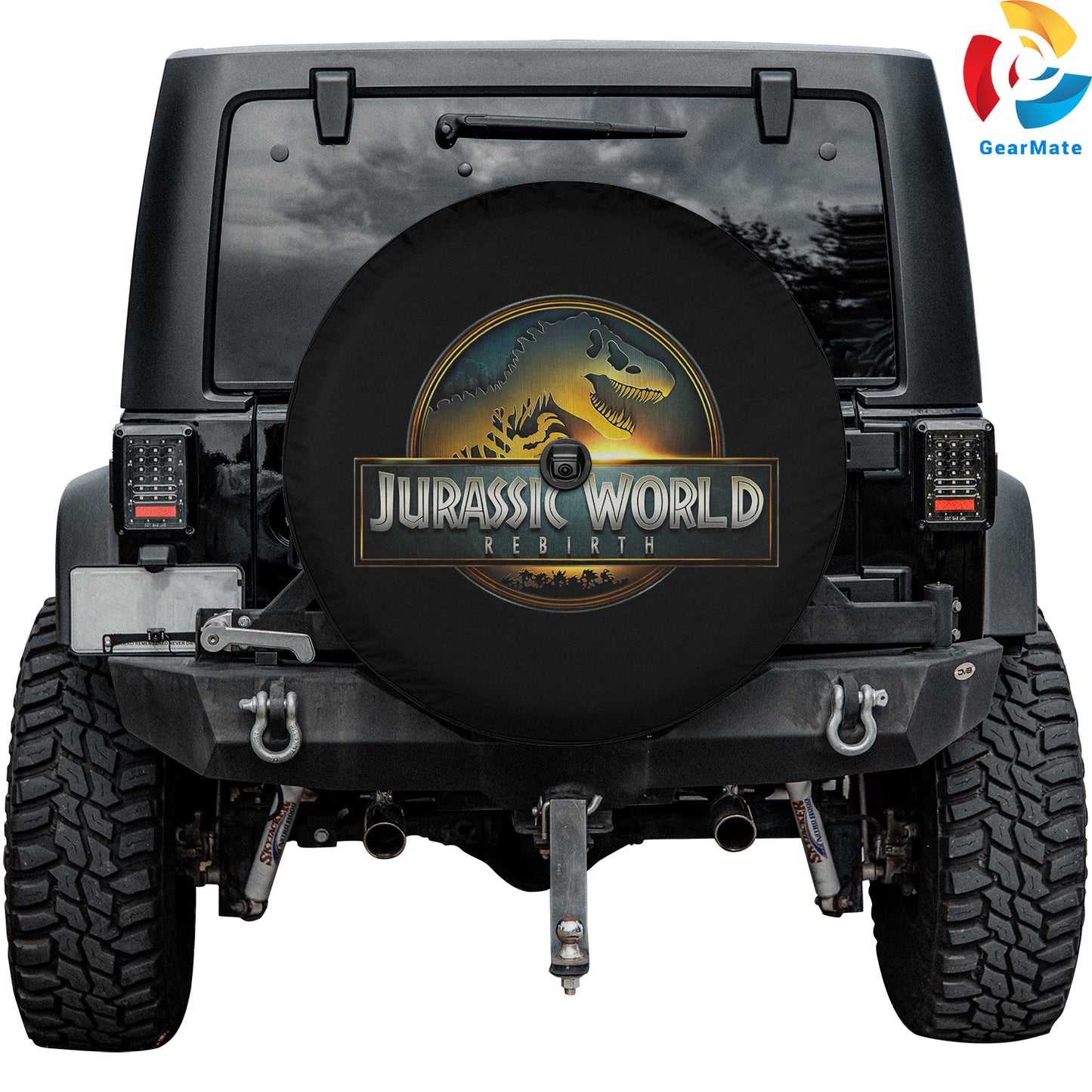 Jurassic World Spare Tire Cover – Premium Waterproof UV Resistant Protector