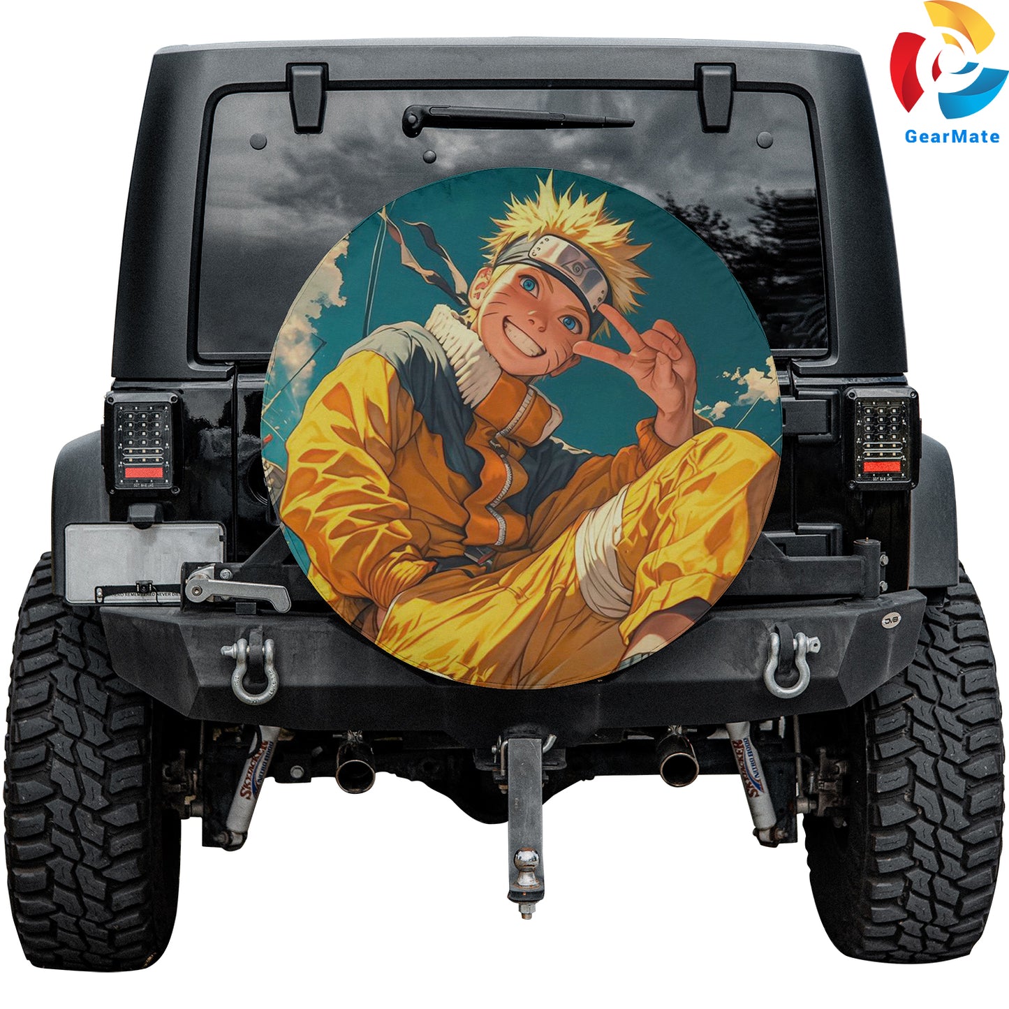 Naruto Uzumaki Naruto Fans Spare Tire Cover – Premium Waterproof UV-Resistant Protector