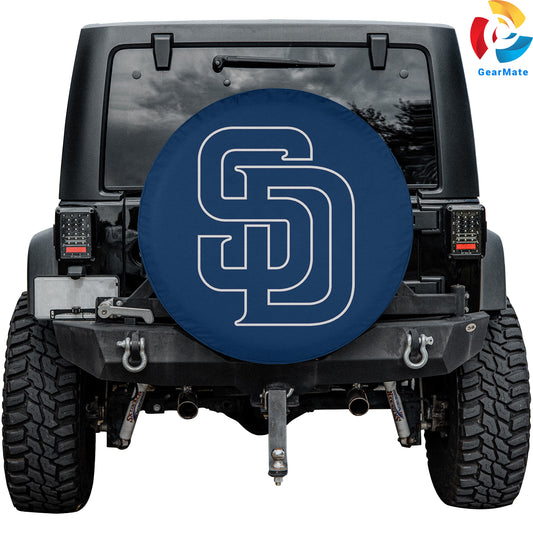 San Diego Padres Spare Tire Cover – Premium Waterproof UV-Resistant Protector