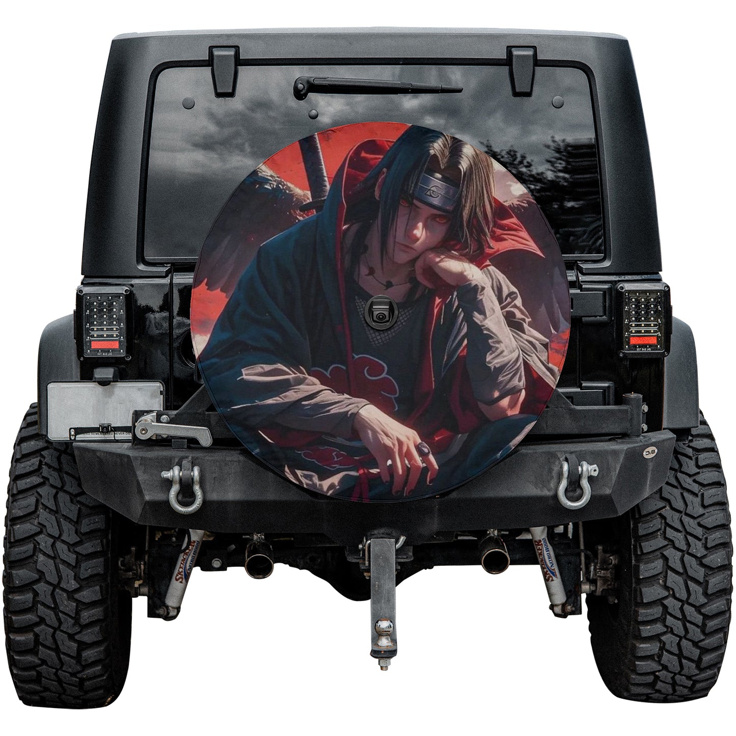 Itachi Uchiha Spare Tire Cover – Premium Waterproof UV Resistant Protector