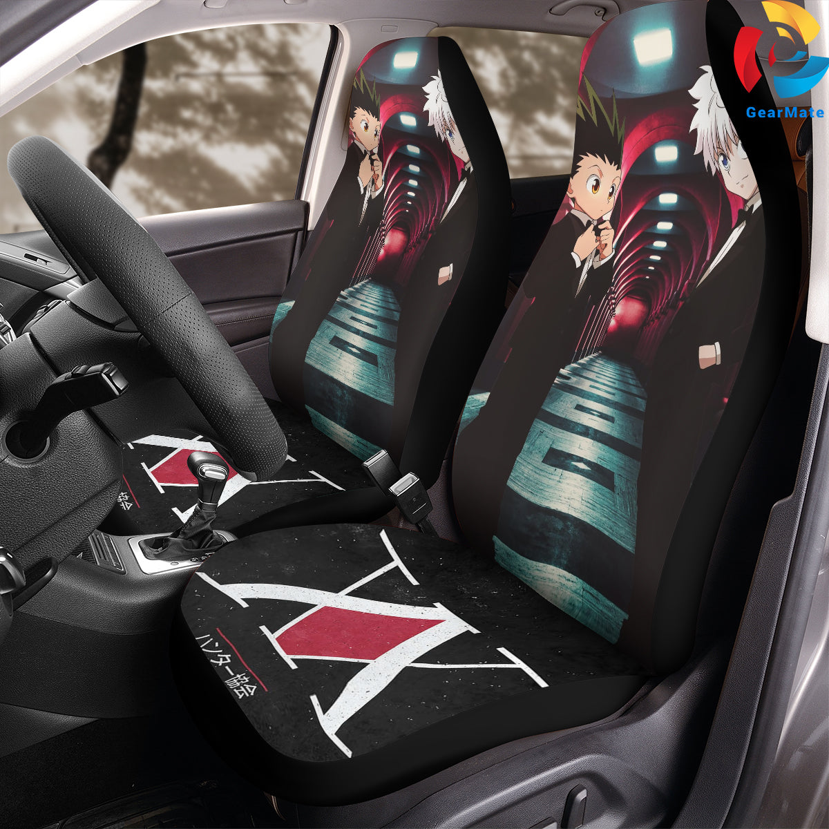 Hunter X Hunter Suit Up Car Seat Covers – High Quality Graphic and Polar Fleece Protector Set