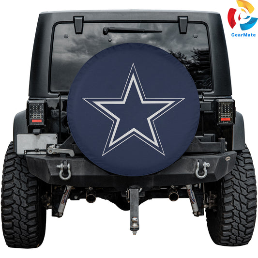 Dallas Cowboys NFL Gear Spare Tire Cover – Premium Waterproof UV-Resistant Protector