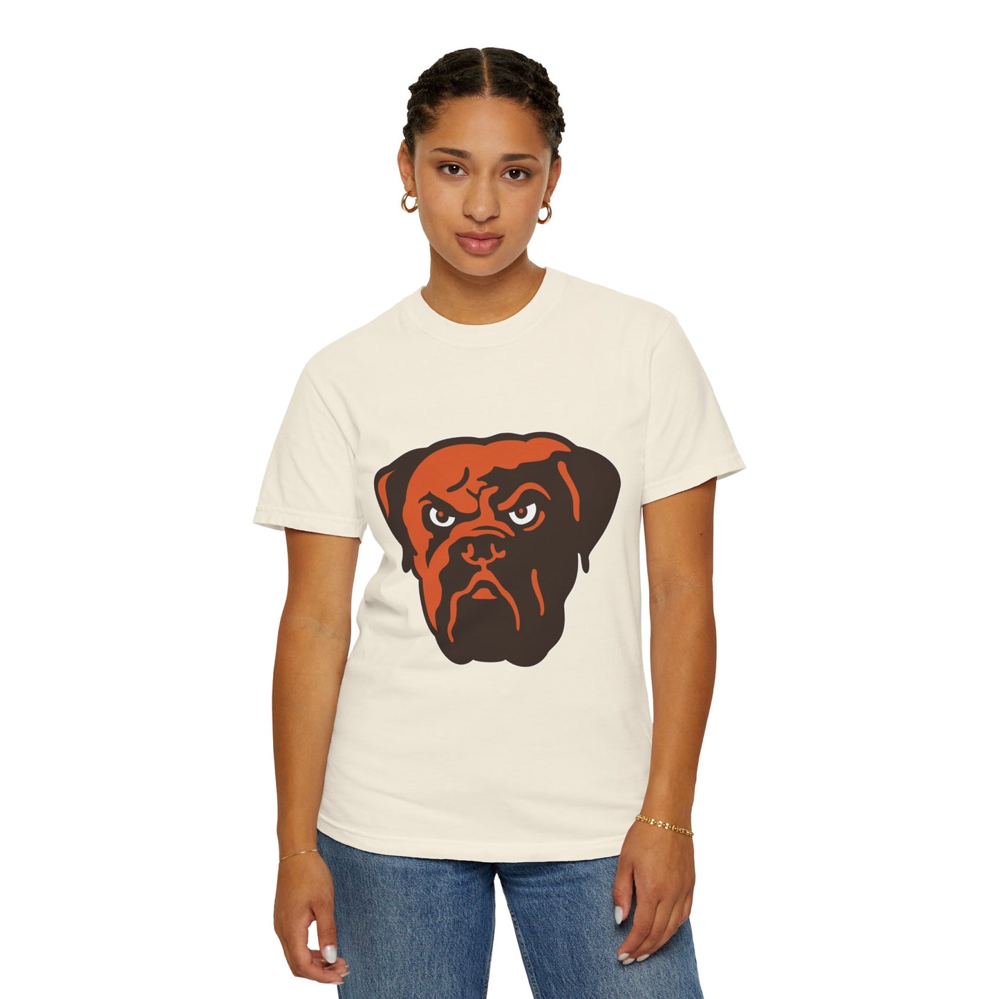 Cleveland Browns Collectibles Garment-Dyed T-Shirt – Premium Cotton Tee for Customization