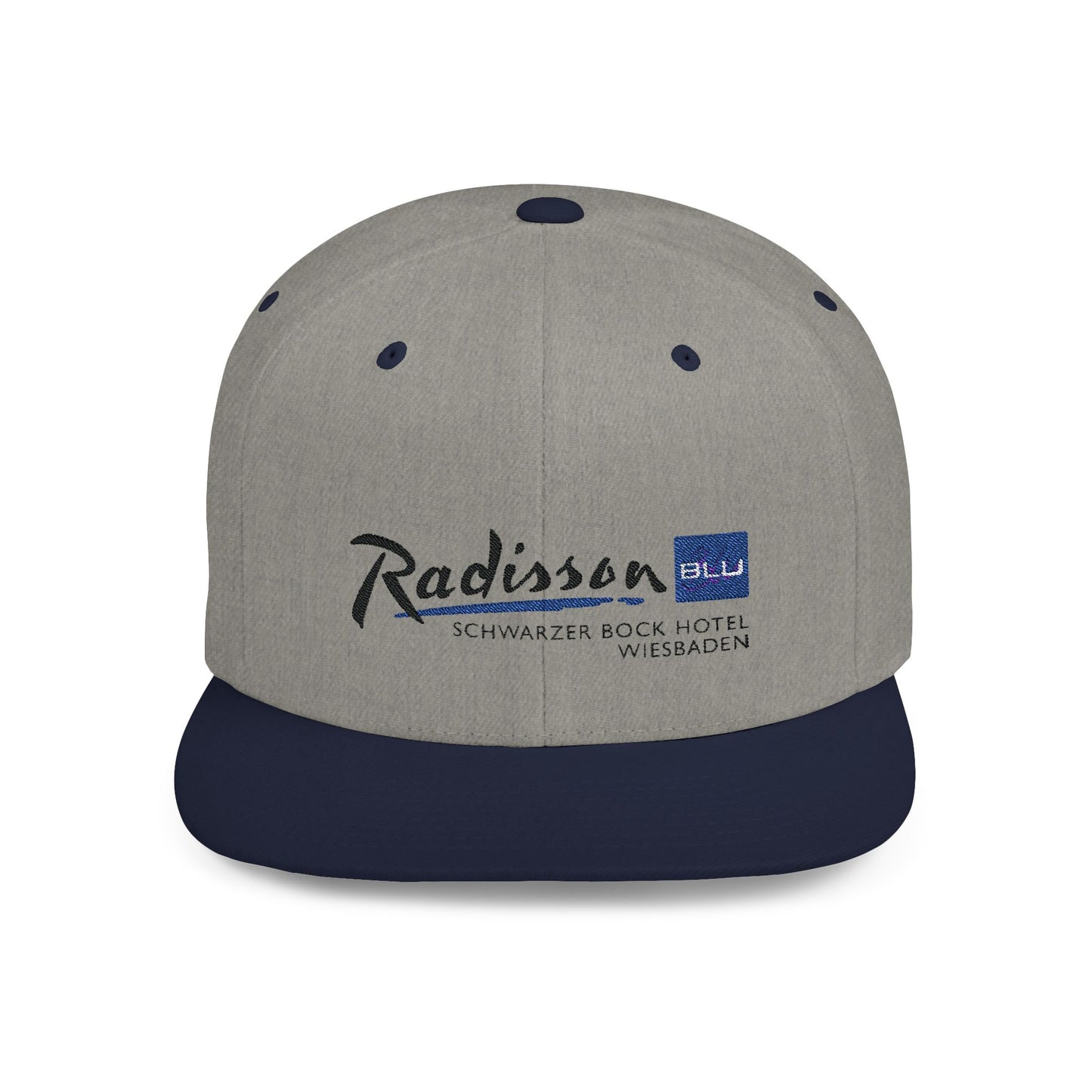 Radisson Blu Flat Bill Snapback – Lightweight, Custom Fit, Premium Quality