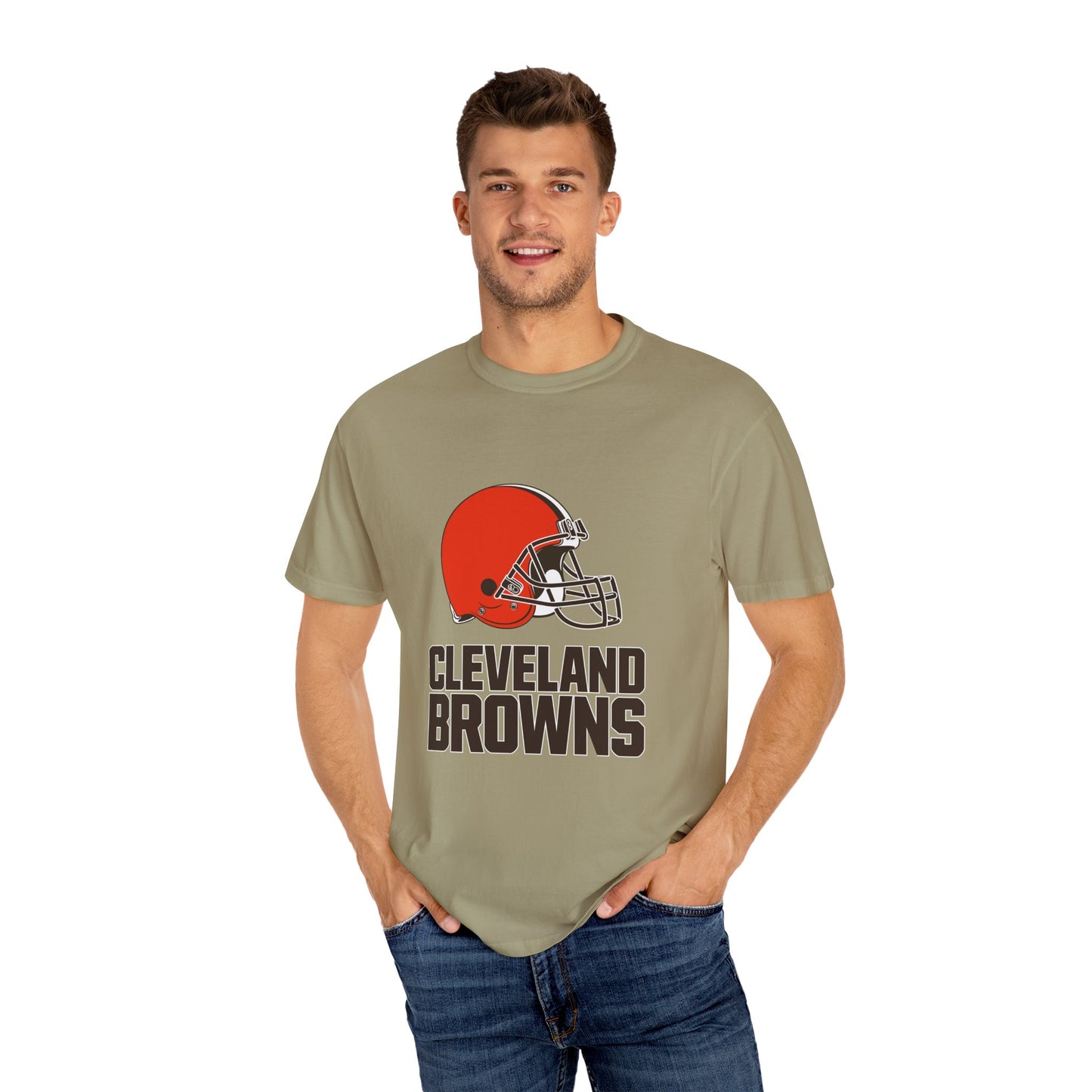 Cleveland Browns Garment-Dyed T-Shirt – Premium Cotton Tee for Customization