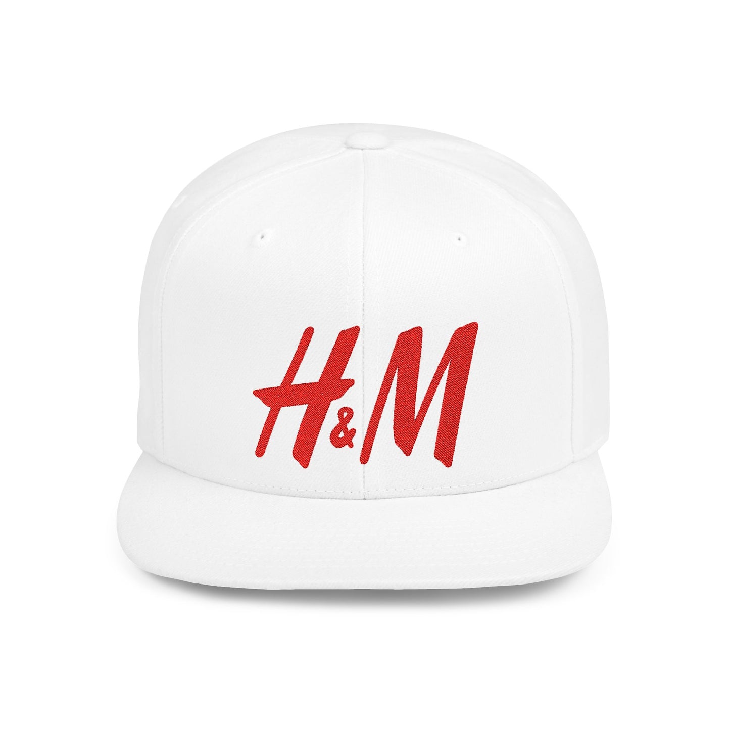 H&M Flat Bill Snapback – Lightweight, Custom Fit, Premium Quality