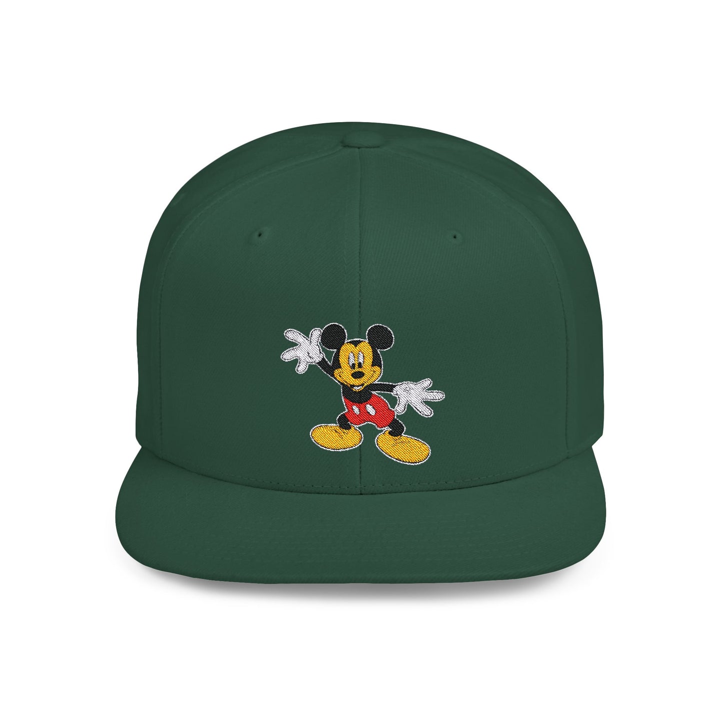 Mickey Mouse Fun Disney Flat Bill Snapback – Lightweight, Custom Fit, Premium Quality