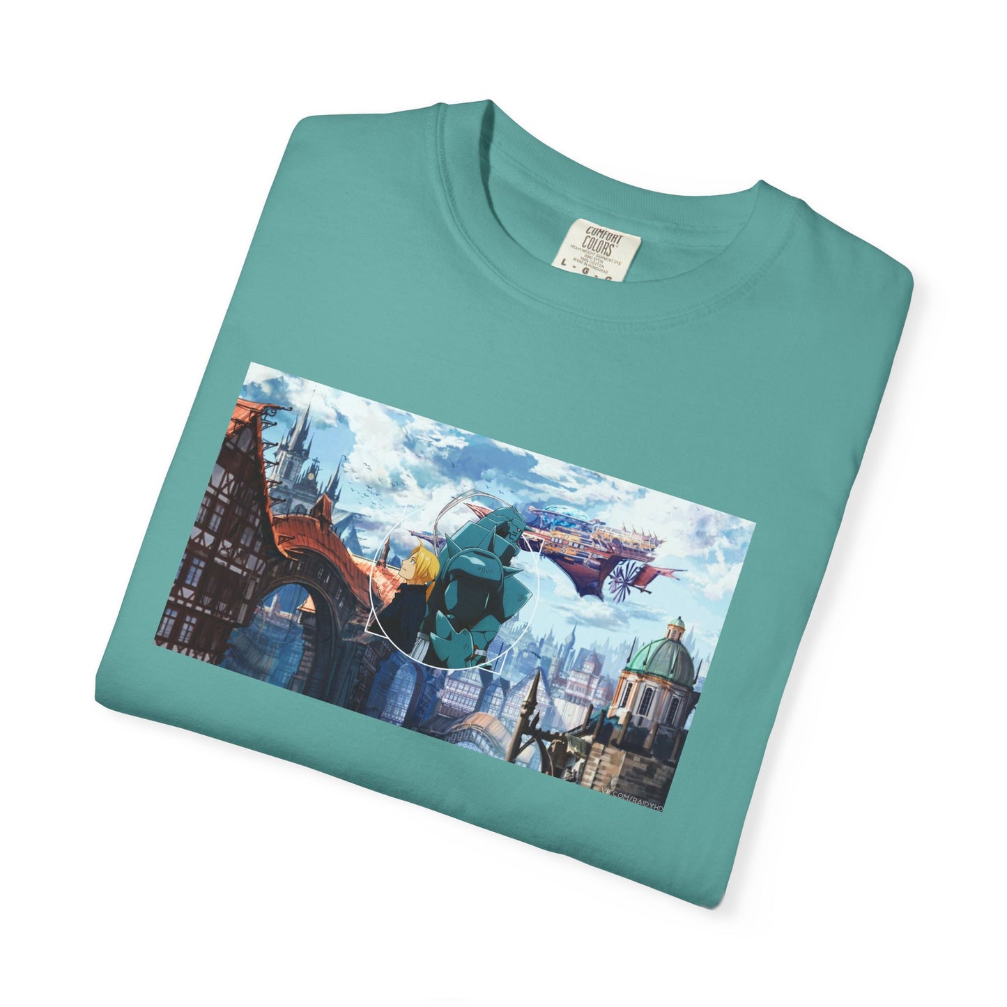 Fullmetal Alchemist Alphonse Elric Garment-Dyed T-Shirt – Premium Cotton Tee