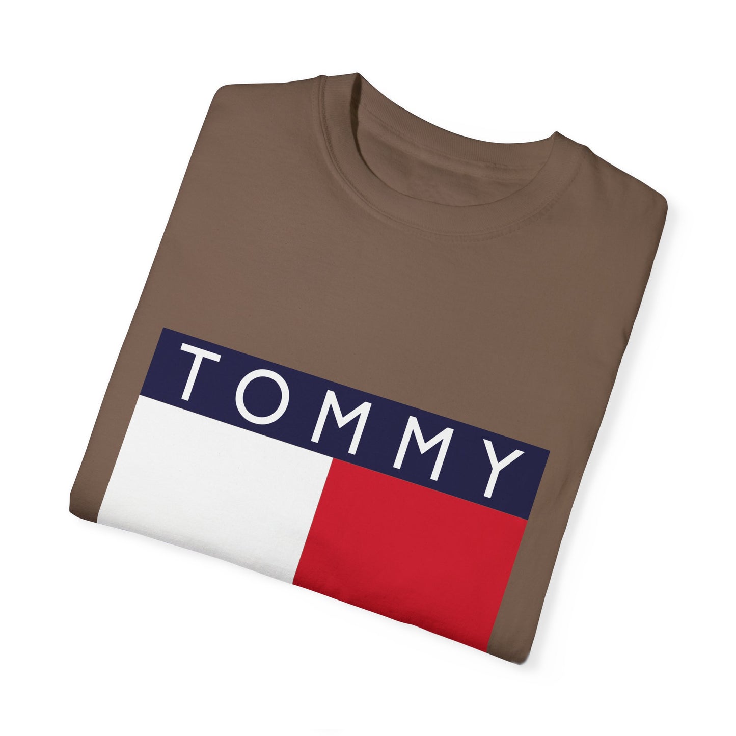 Tommy Hilfiger Garment-Dyed T-Shirt – Premium Cotton Tee for Customization