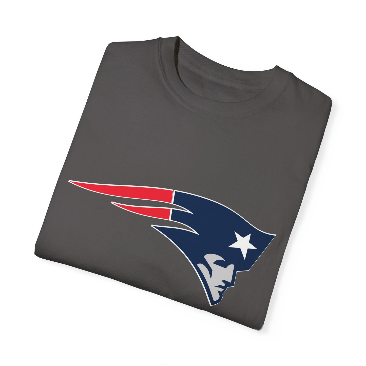 New England Patriots Gear Garment-Dyed T-Shirt – Premium Cotton Tee for Customization