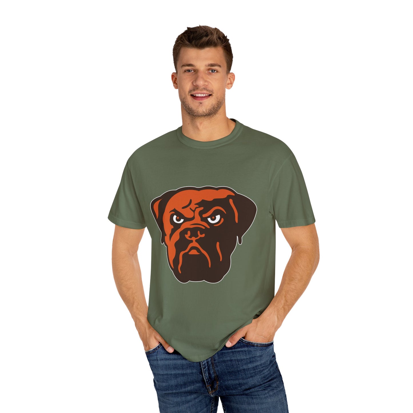 Cleveland Browns Collectibles Garment-Dyed T-Shirt – Premium Cotton Tee for Customization