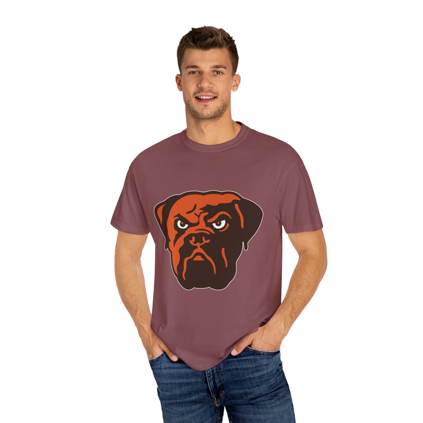 Cleveland Browns Collectibles Garment-Dyed T-Shirt – Premium Cotton Tee for Customization