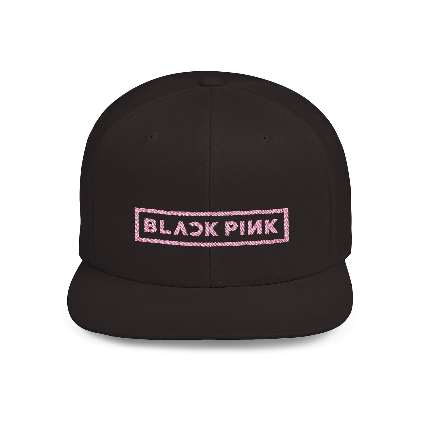 Black Pink Flat Bill Snapback – Lightweight, Custom Fit, Premium Quality