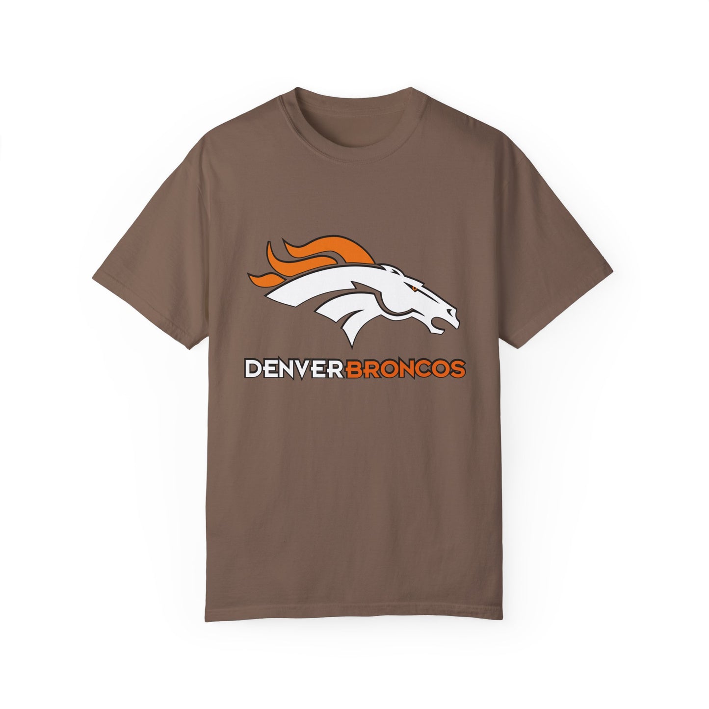 Denver Broncos Gear Garment-Dyed T-Shirt – Premium Cotton Tee for Customization