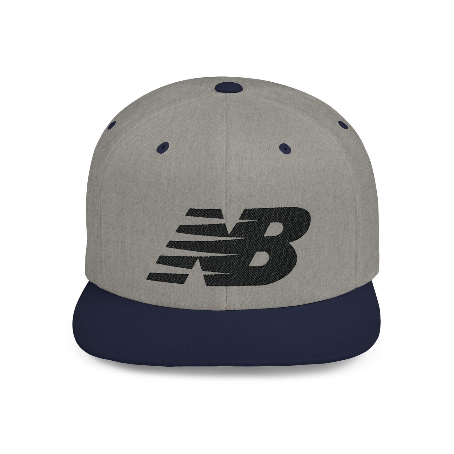 New Balance Style Flat Bill Snapback – Lightweight, Custom Fit, Premium Quality