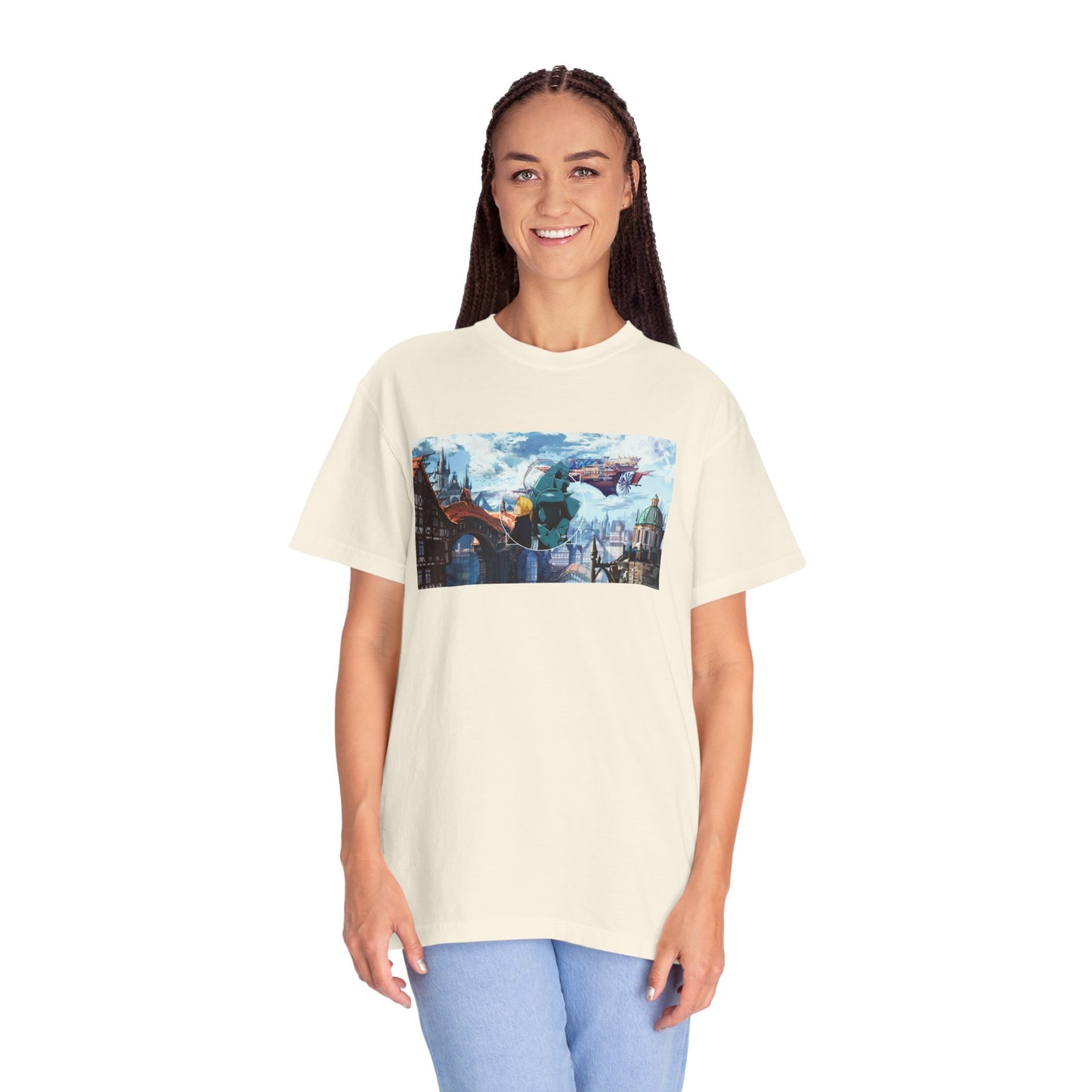 Fullmetal Alchemist Alphonse Elric Garment-Dyed T-Shirt – Premium Cotton Tee