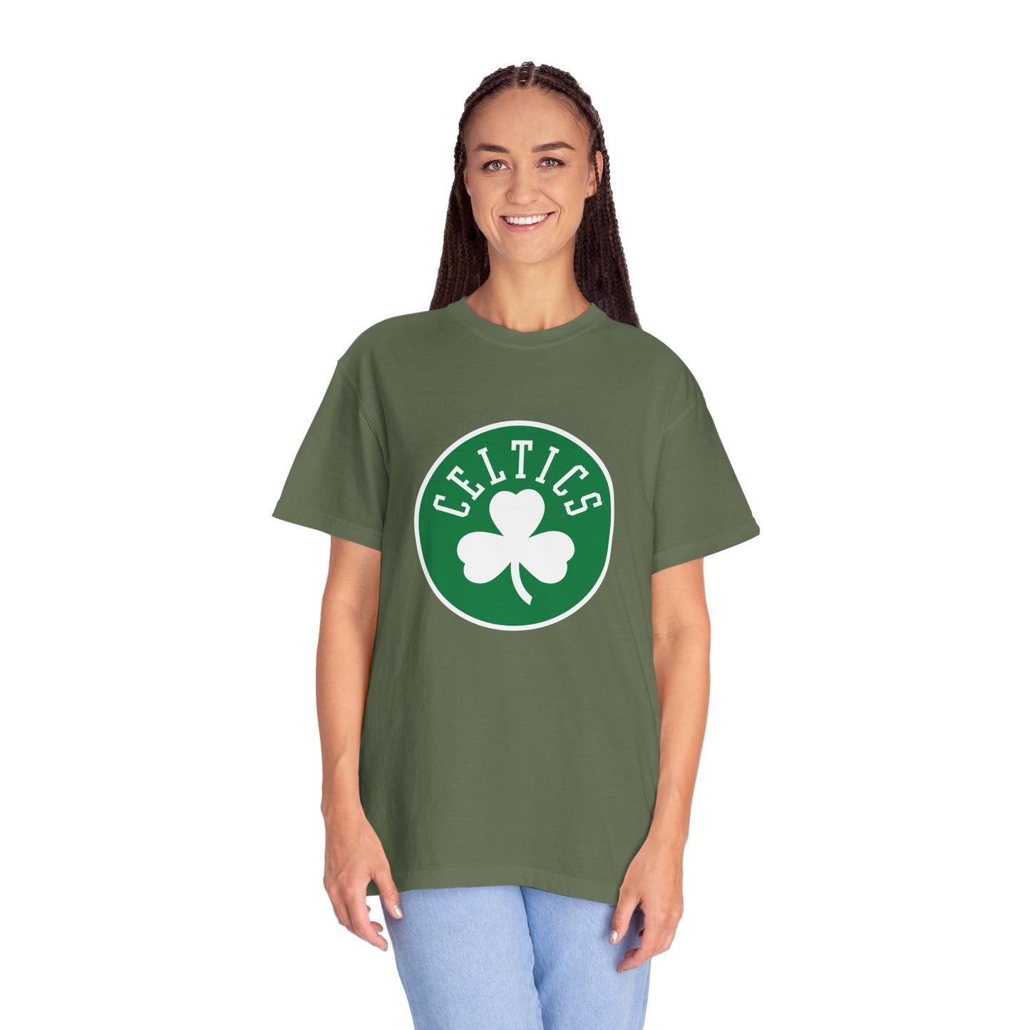 Boston Celtics Hoop Lifestyle Garment-Dyed T-Shirt – Premium Cotton Tee for Customization