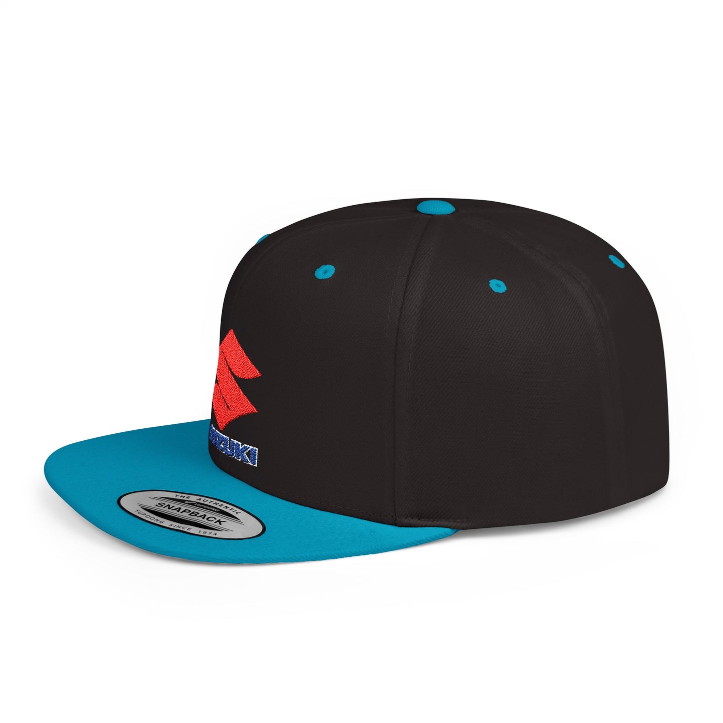 Suzuki Flat Bill Snapback – Lightweight, Custom Fit, Premium Quality