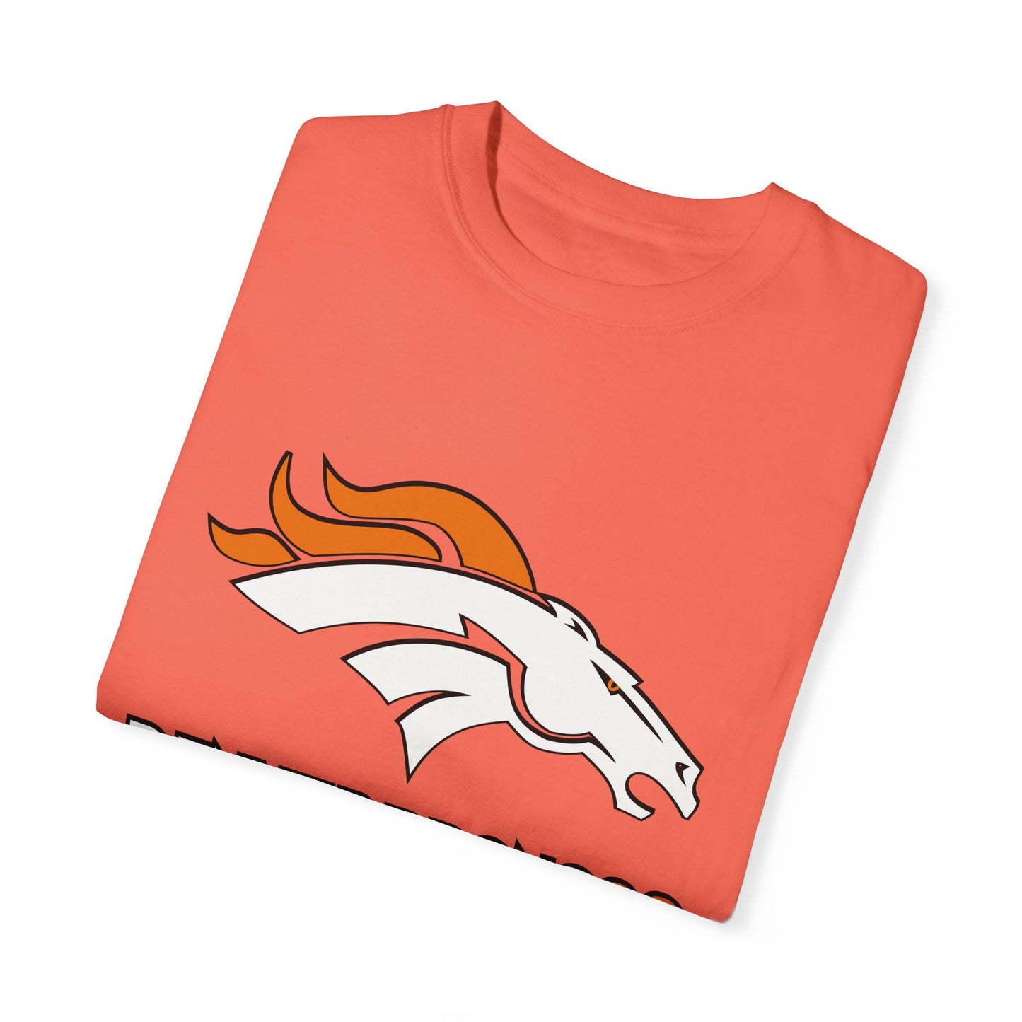 Denver Broncos Gear Garment-Dyed T-Shirt – Premium Cotton Tee for Customization