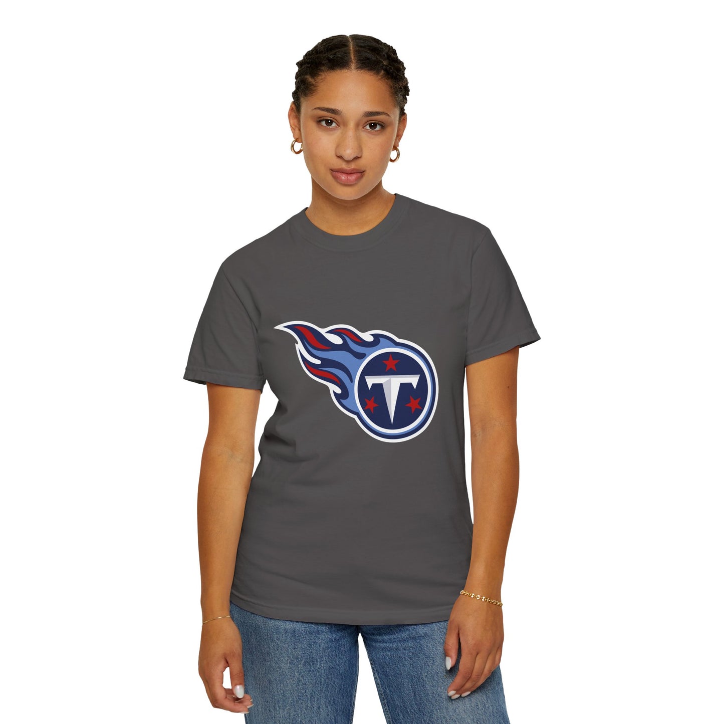 Tennessee Titans Merchandise Garment-Dyed T-Shirt – Premium Cotton Tee for Customization