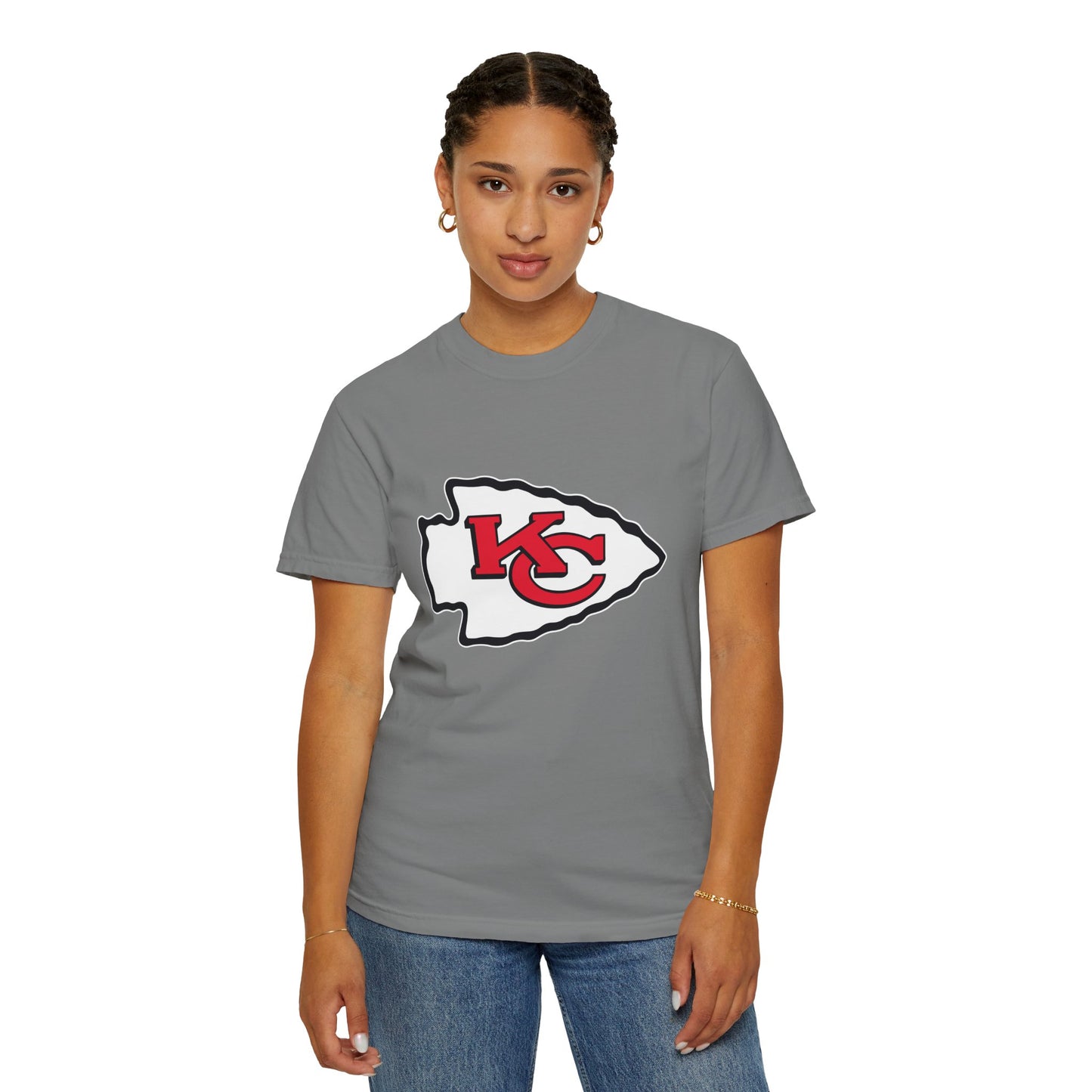 Kansas City Chiefs Collectibles Garment-Dyed T-Shirt – Premium Cotton Tee for Customization