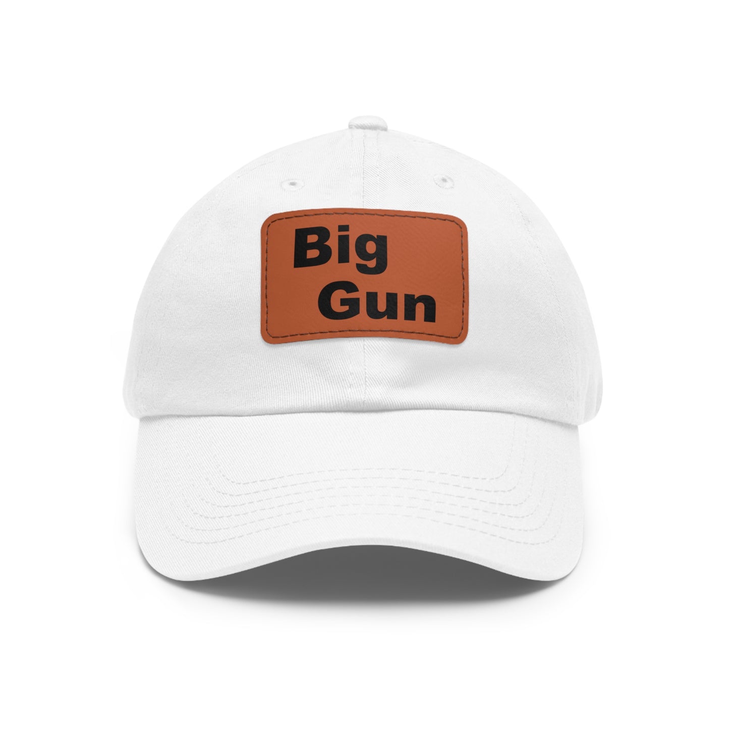 Dad Leather Patch Hat Big Gun – Timeless Style, Perfect Fit