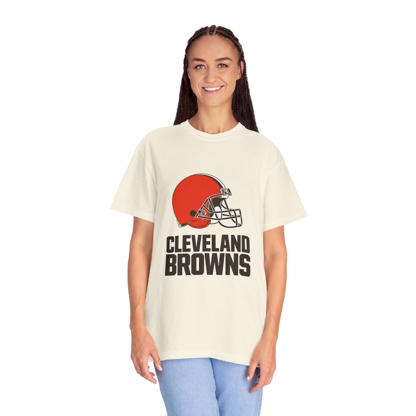 Cleveland Browns Garment-Dyed T-Shirt – Premium Cotton Tee for Customization