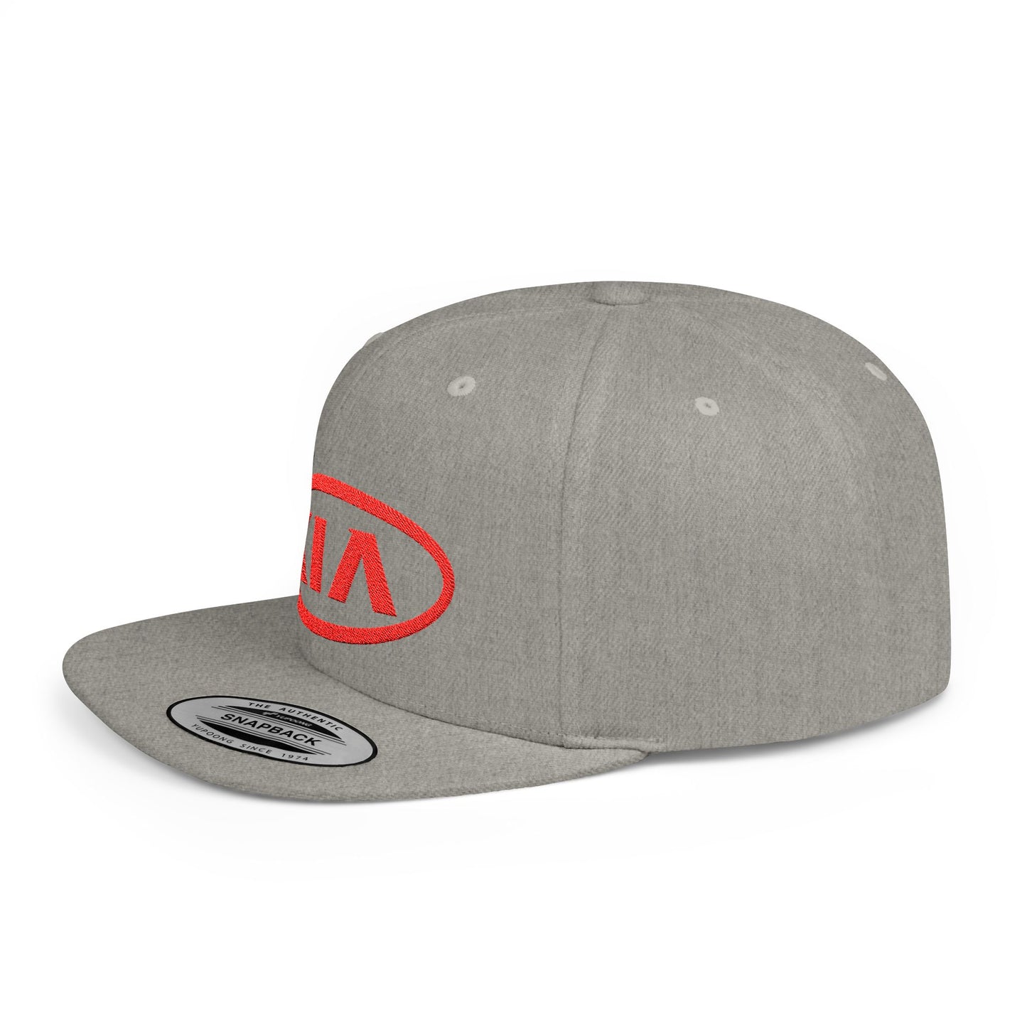 Kia Flat Bill Snapback – Lightweight, Custom Fit, Premium Quality