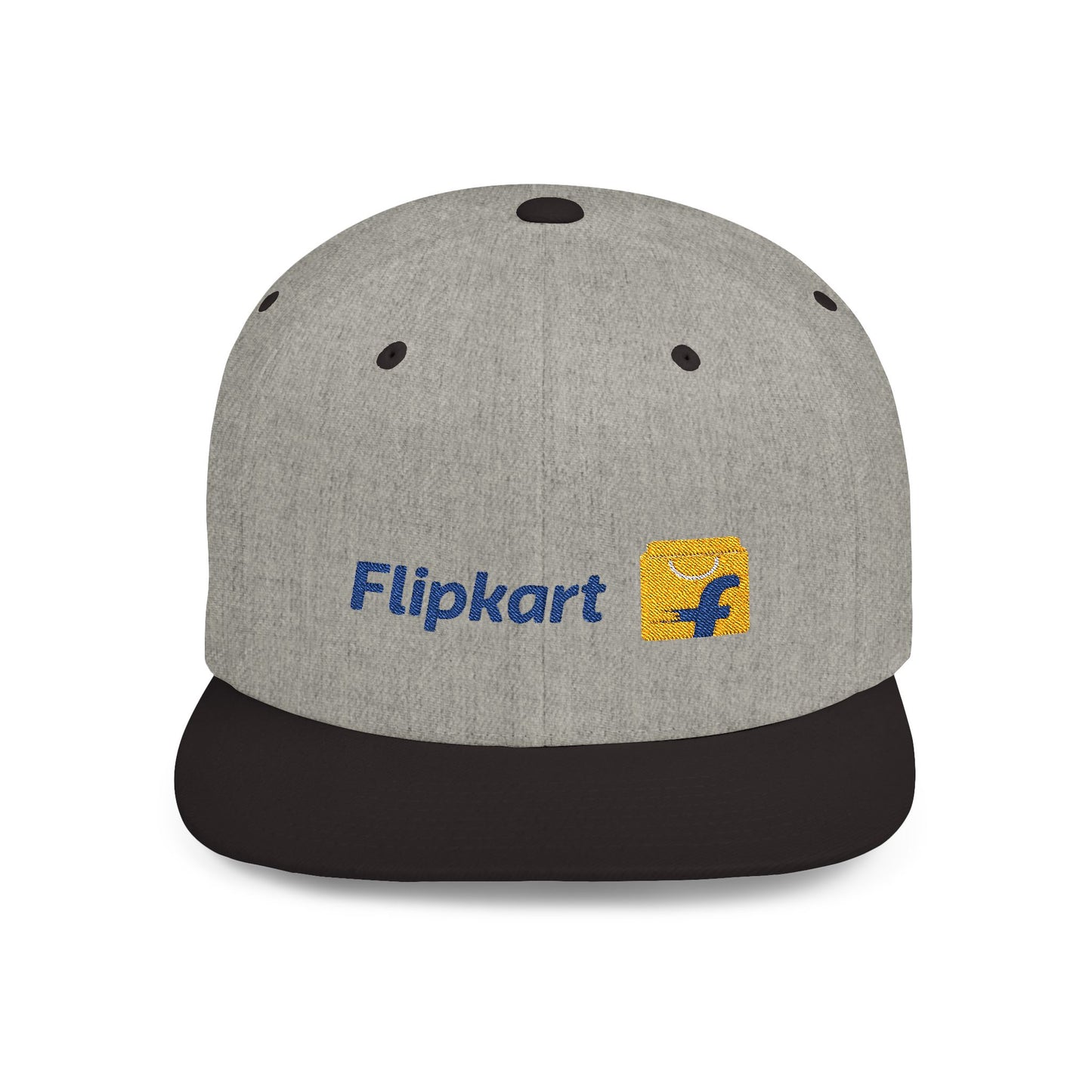 Flipkart Flat Bill Snapback – Lightweight, Custom Fit, Premium Quality