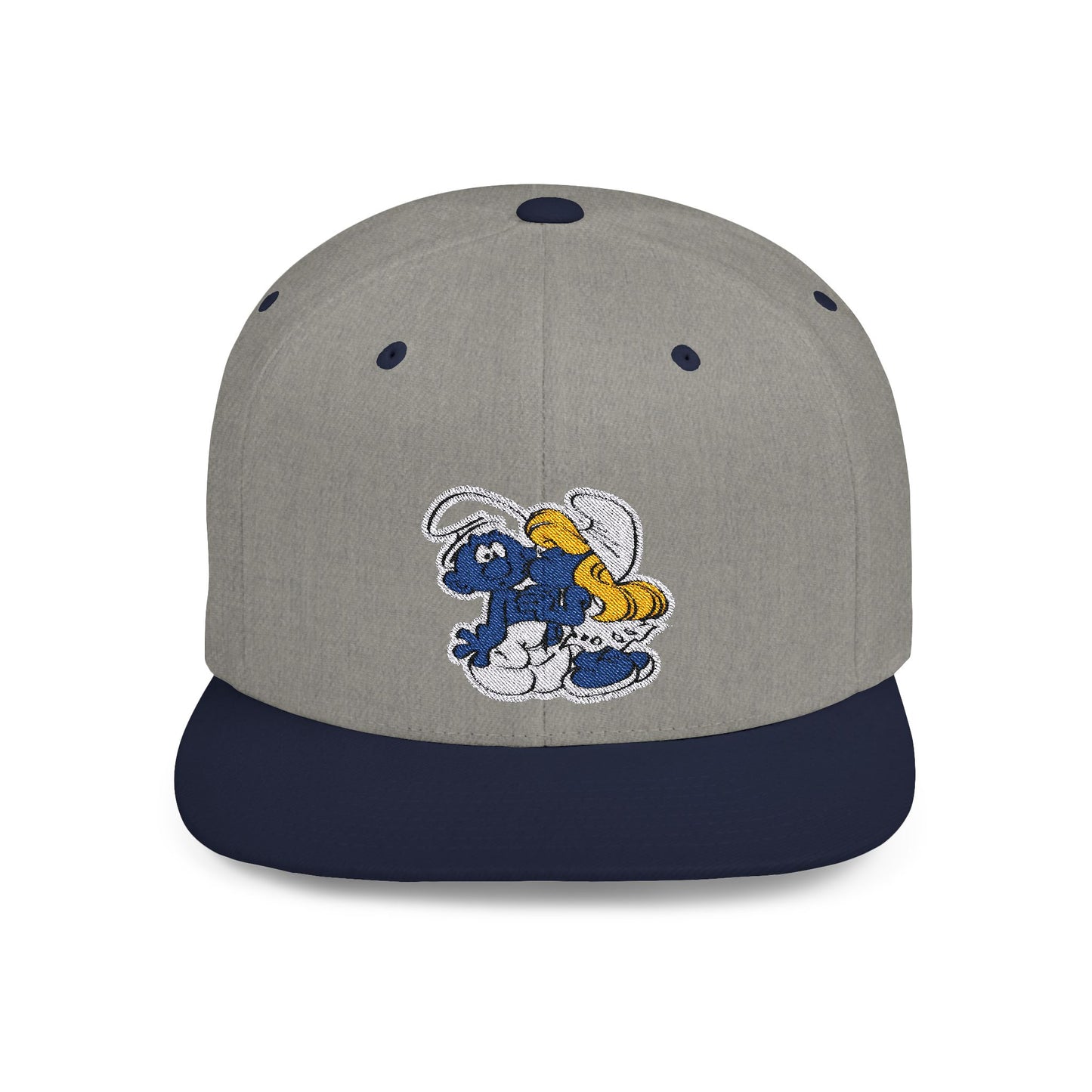 The Smurf Love Flat Bill Snapback – Lightweight, Custom Fit, Premium Quality