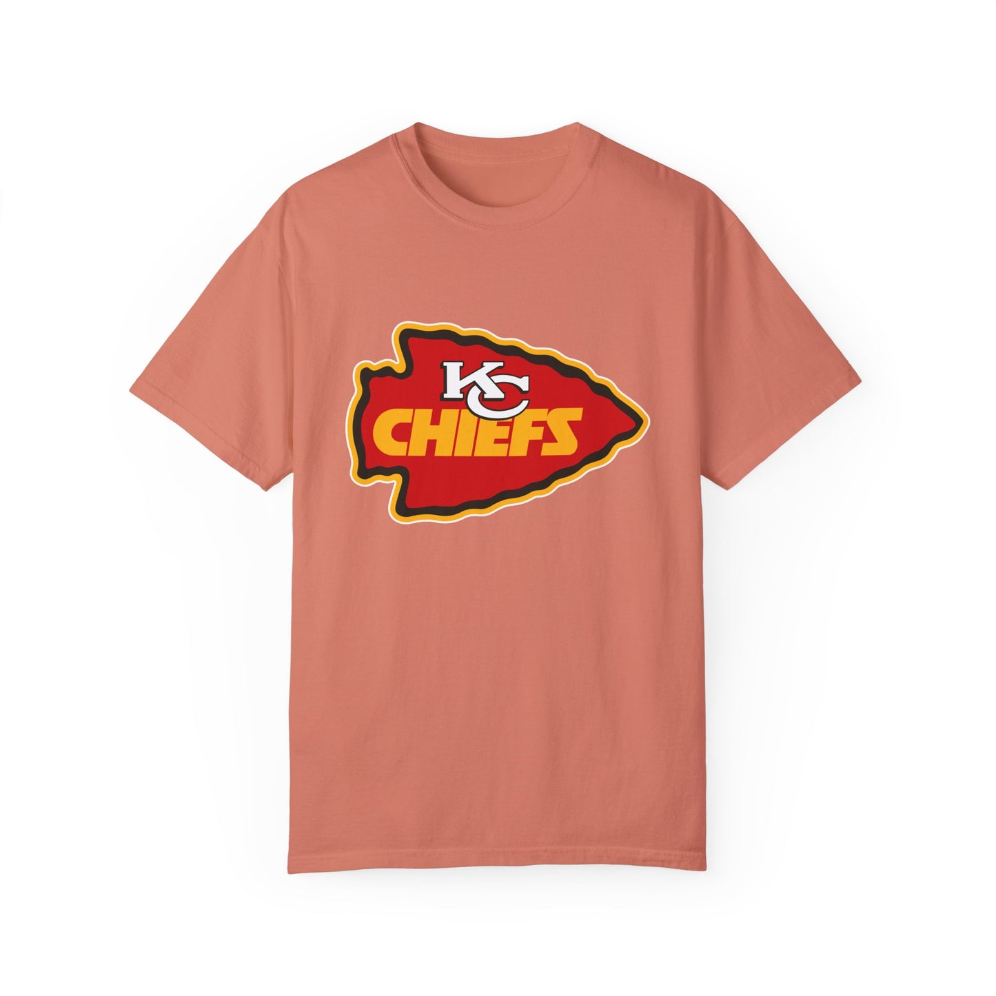 Kansas City Chiefs Apparel Garment-Dyed T-Shirt – Premium Cotton Tee for Customization