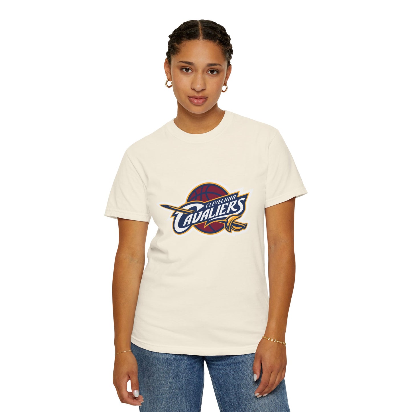 Cleveland Cavaliers Hoop Lifestyle Garment-Dyed T-Shirt – Premium Cotton Tee for Customization