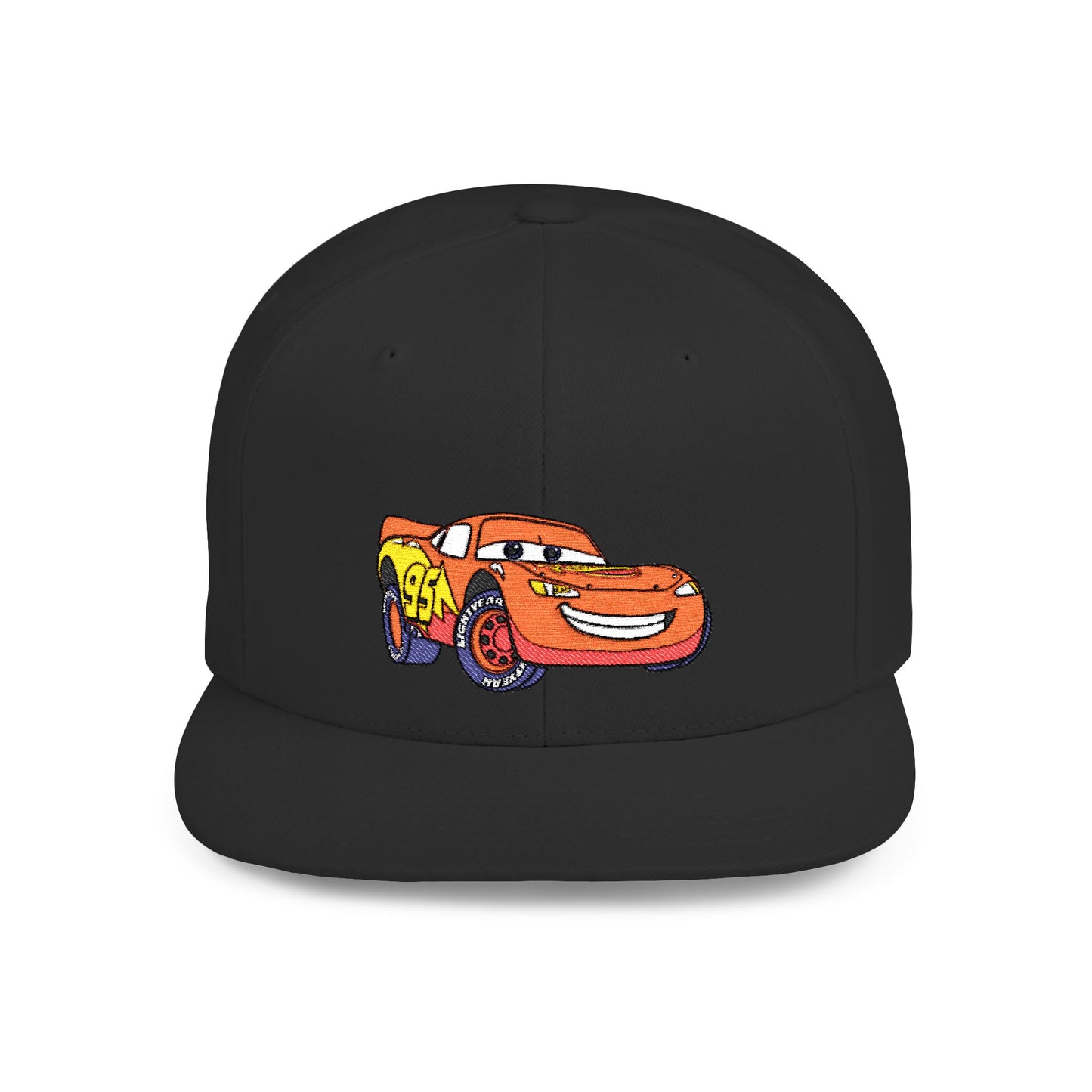 Lightning McQueen Cars Disney Flat Bill Snapback – Lightweight, Custom Fit, Premium Quality