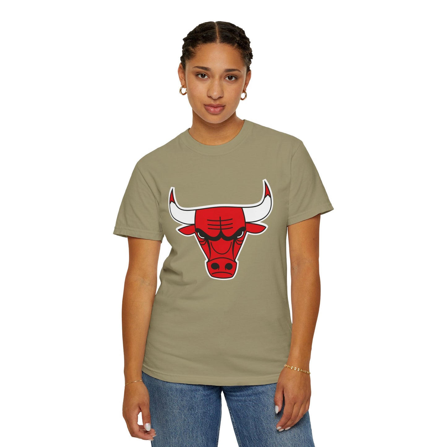 Chicago Bulls Built Different Garment-Dyed T-Shirt – Premium Cotton Tee for Customization