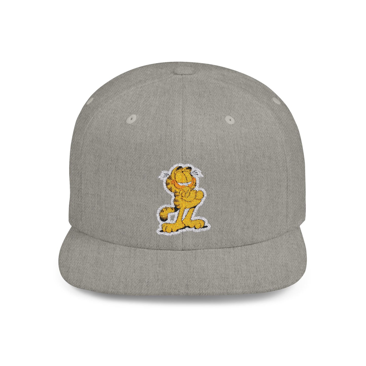 Garfield Flat Bill Snapback – Lightweight, Custom Fit, Premium Quality