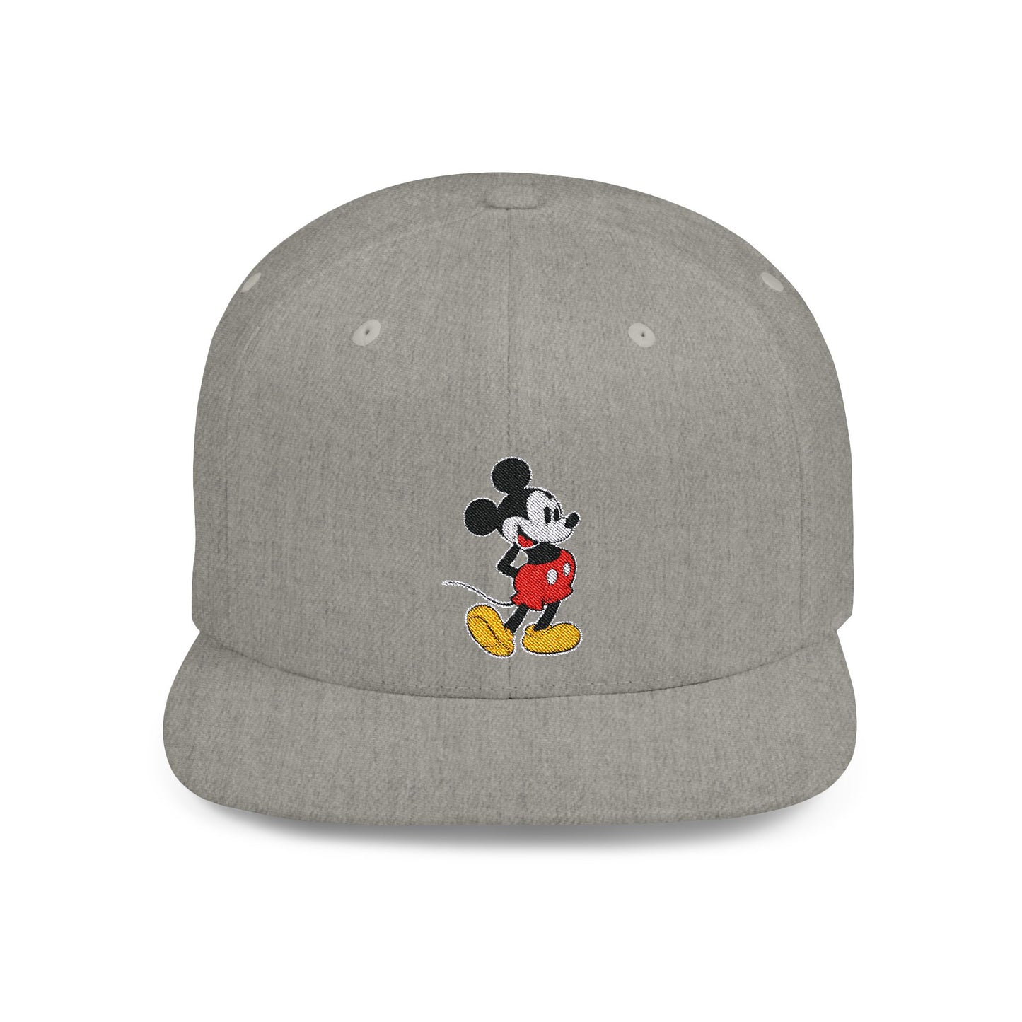 Mickey Mouse Art Flat Bill Snapback – Lightweight, Custom Fit, Premium Quality