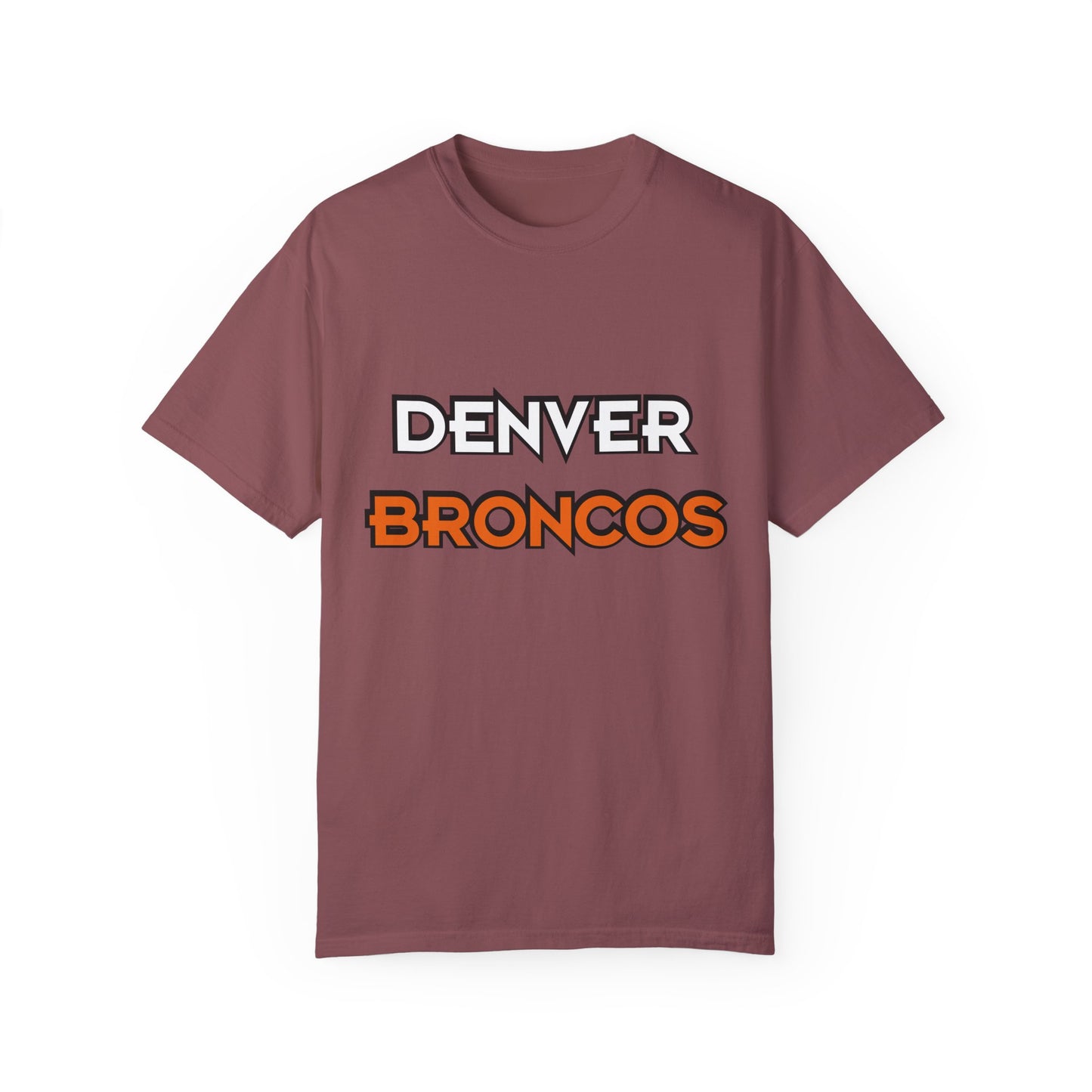 Denver Broncos Pride Garment-Dyed T-Shirt – Premium Cotton Tee for Customization